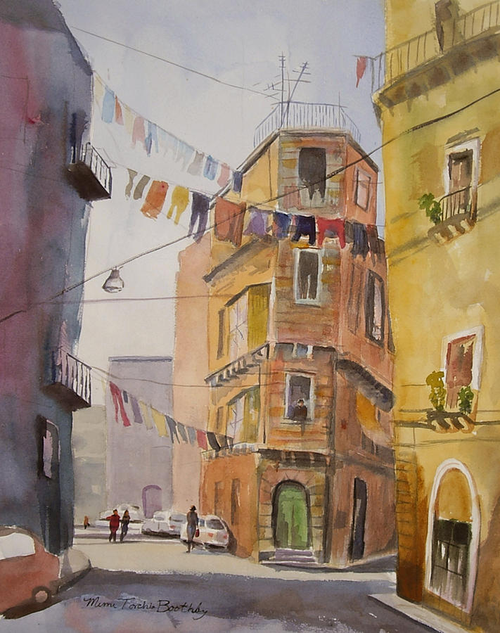Catania - blowing in the wind Painting by Mimi Boothby
