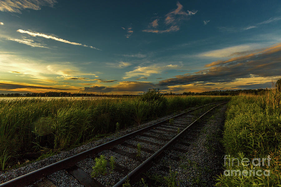 Cataraqui Rails Photograph by Roger Monahan