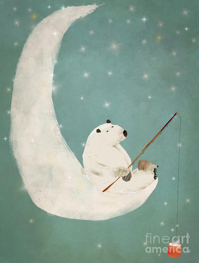 Bears Painting -  Catch A Falling Star by Bri Buckley