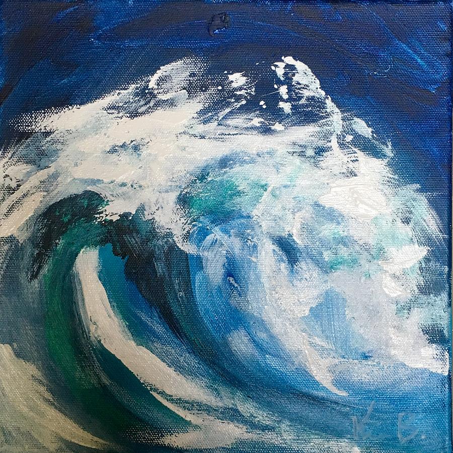 Catch a Wave Painting by Kimberly Balentine - Fine Art America