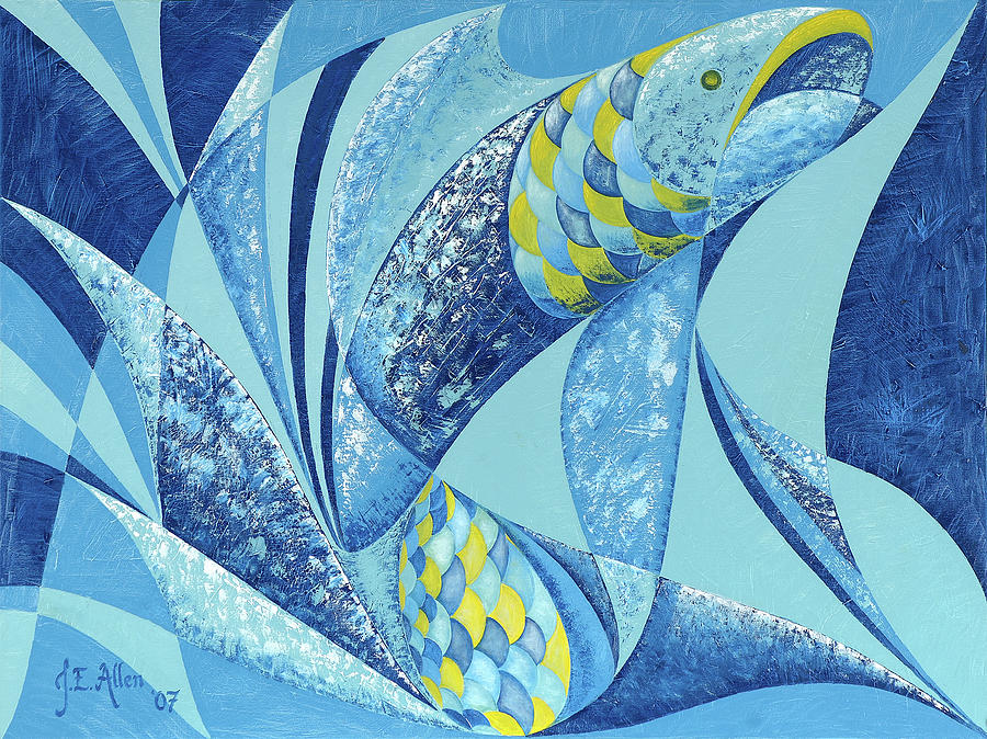 Fish Painting - Catch of the Day by Joseph Allen