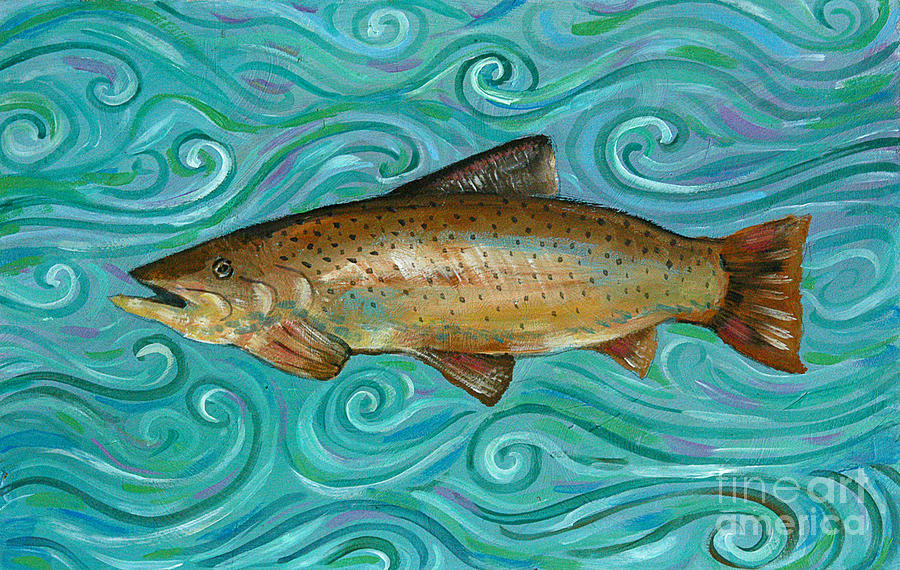 Catch of the Day Painting by Linda Olsen