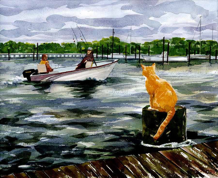 Catch One for Me Painting by Jeff Mathison