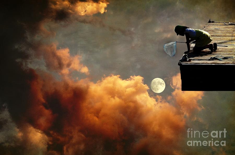 Fantasy Photograph - Catch the Moon by Sonya Kanelstrand