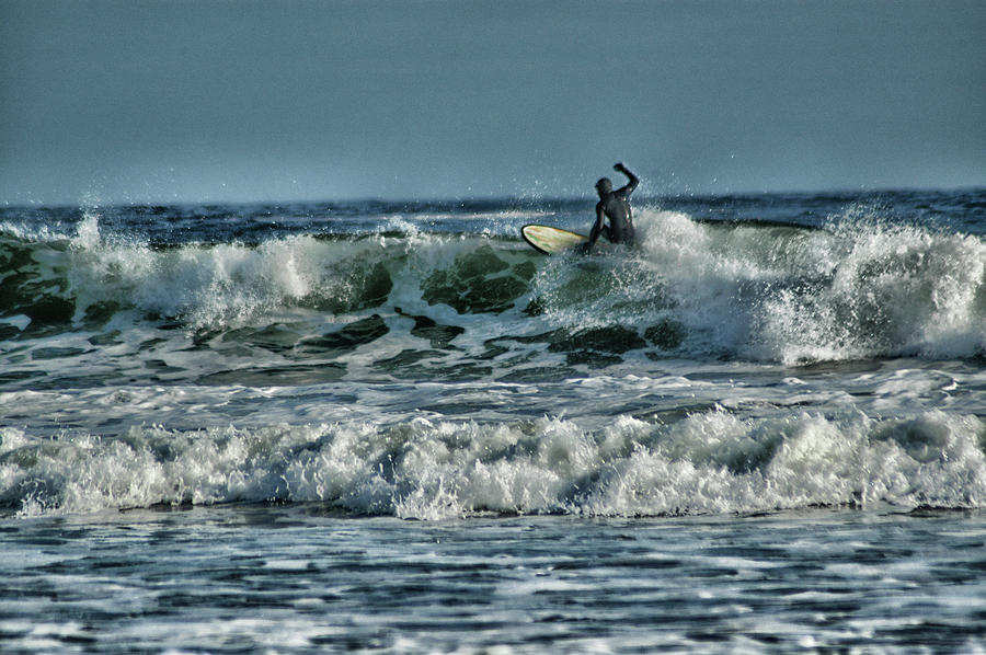 Catching a Wave Photograph by Mike Martin