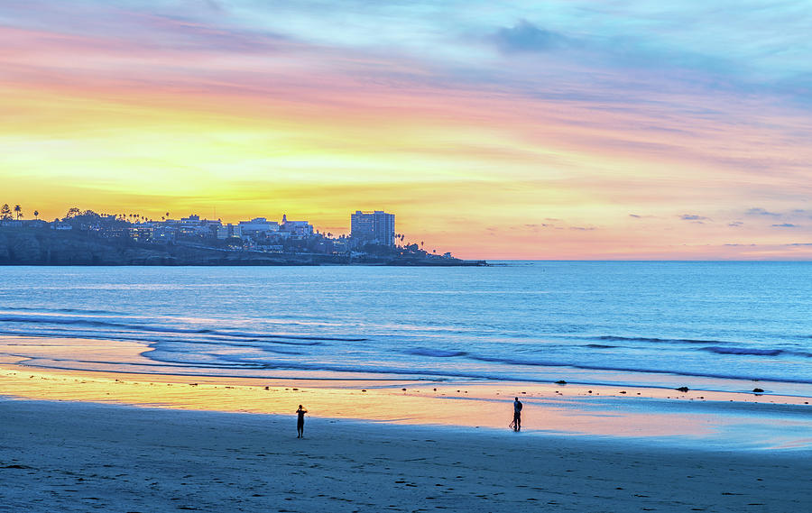 A Sunset La Jolla Shores Photograph by Joseph S Giacalone