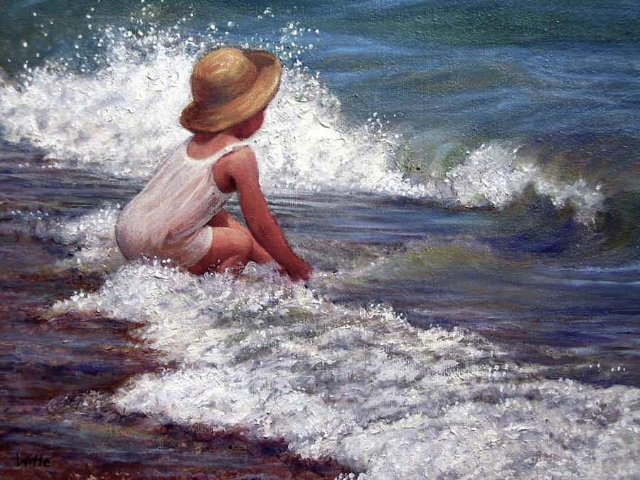 Catching the Wave Painting by Marie Witte
