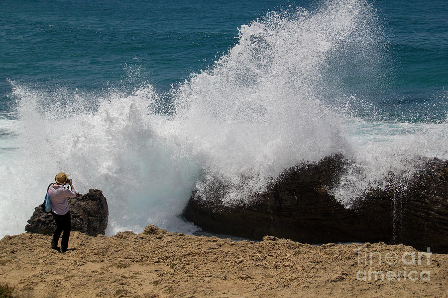 Beach Photograph - Catching The Wave by Rita Kapitulski