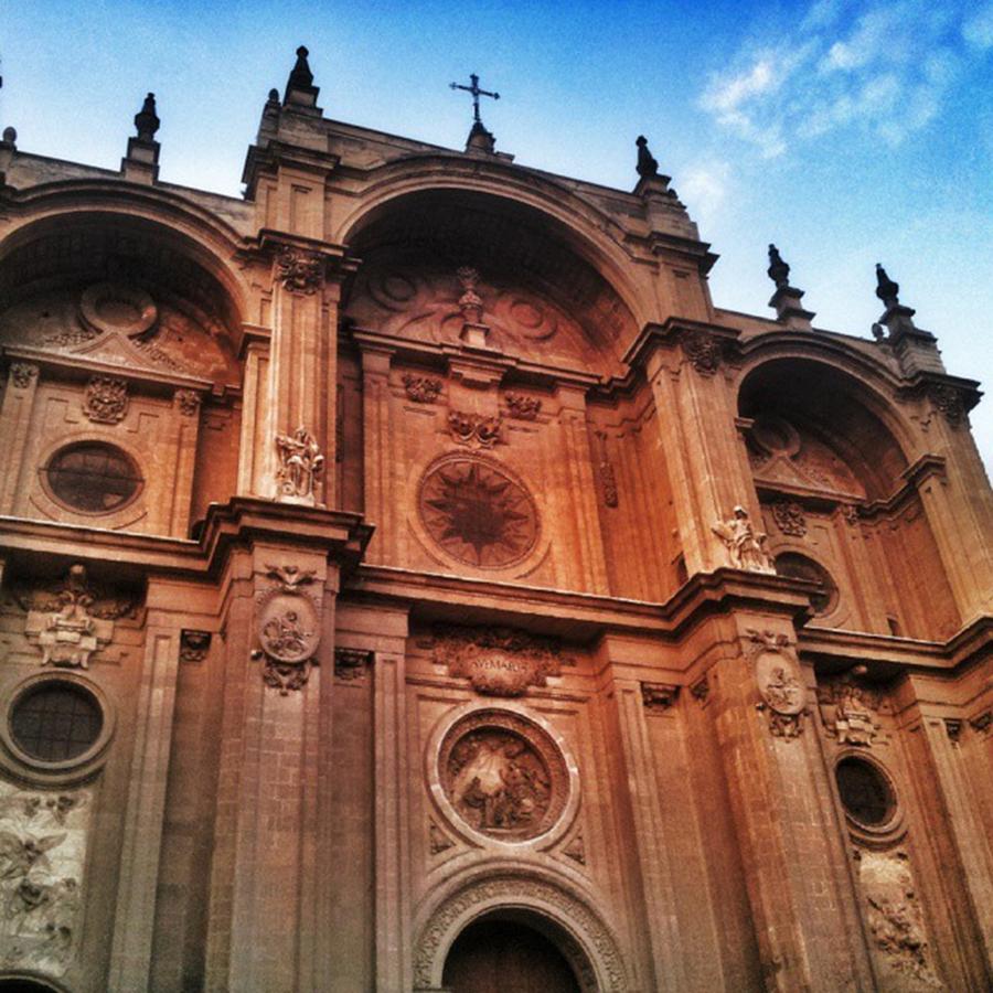Granada Photograph - Catedral De #granada View From Plaza by Carlos Alkmin