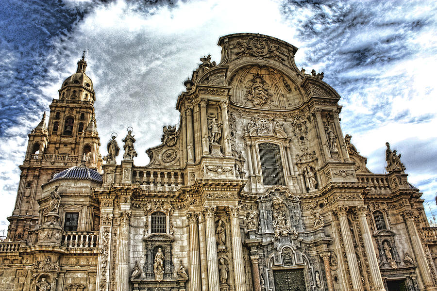 Catedral de Murcia Digital Art by Angel Jesus De la Fuente