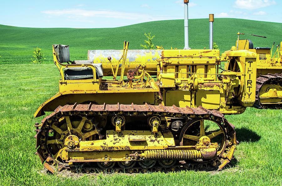 Caterpillar Antique - 4 Photograph by Mike Wheeler - Pixels