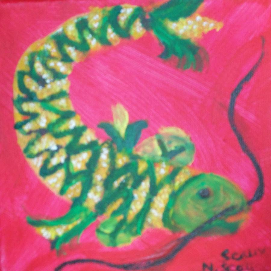 Catfish Rolled In Cornmeal Painting by Seaux-N-Seau Soileau