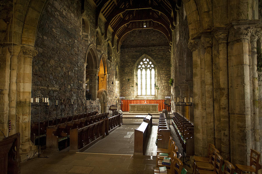 Cathedral at Iona Abbey Photograph by Laurence Ventress - Pixels