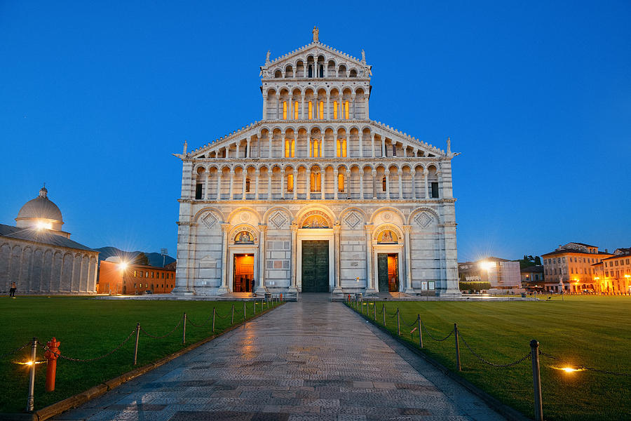 Cathedral at Piazza dei Miracoli Photograph by Songquan Deng