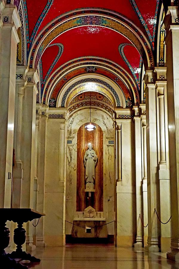 Architecture Photograph - Cathedral Basilica of Saint Louis Interior Study 6 by Robert Meyers-Lussier