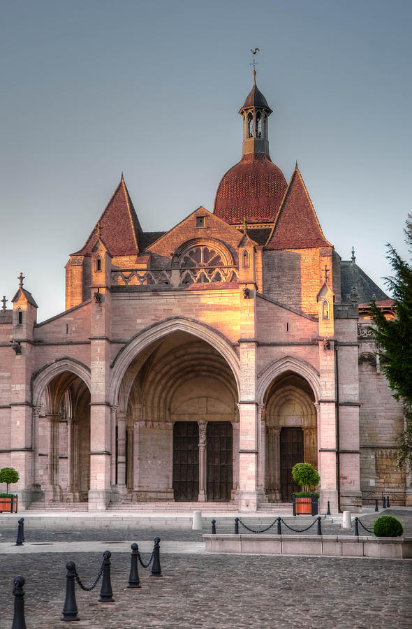 Cathedral Beaune France Photograph by Lawrence Knutsson