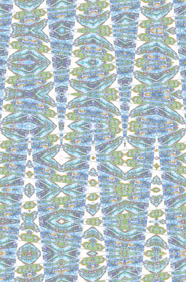 Cathedral Blue Tapestry Digital Art by Ann Johndro-Collins