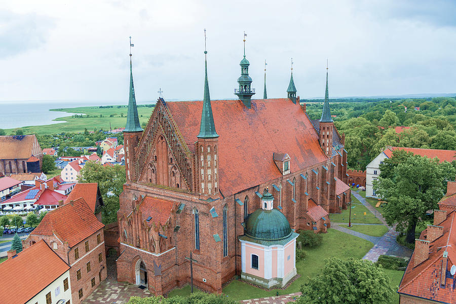 Cathedral church in Frombork Photograph by Marek Poplawski