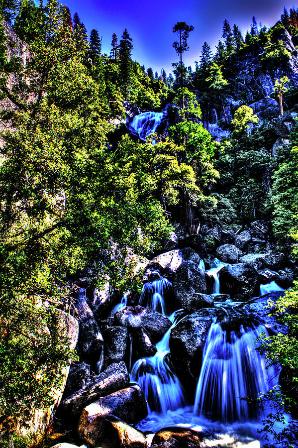 Cathedral Creek Cascade on Tioga Pass Road Photograph by Roger Passman