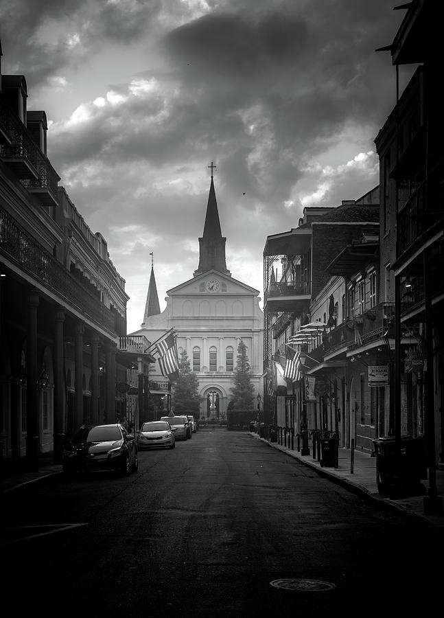 Cathedral Fog In Black and White Photograph by Greg and Chrystal Mimbs