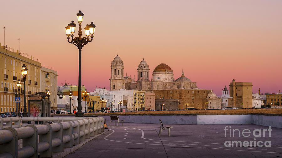 Cathedral from Southern Field Cadiz Spain Photograph by Pablo Avanzini