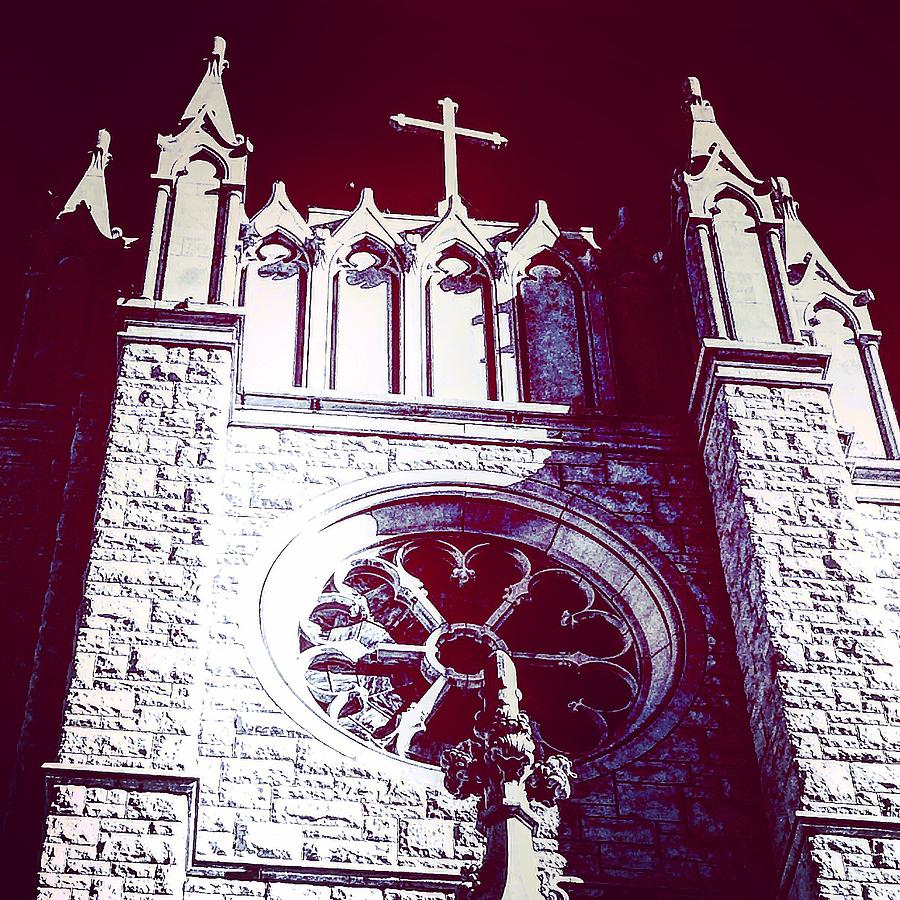 Cathedral in Archangel Glow Digital Art by Michael Oceanofwisdom Bidwell