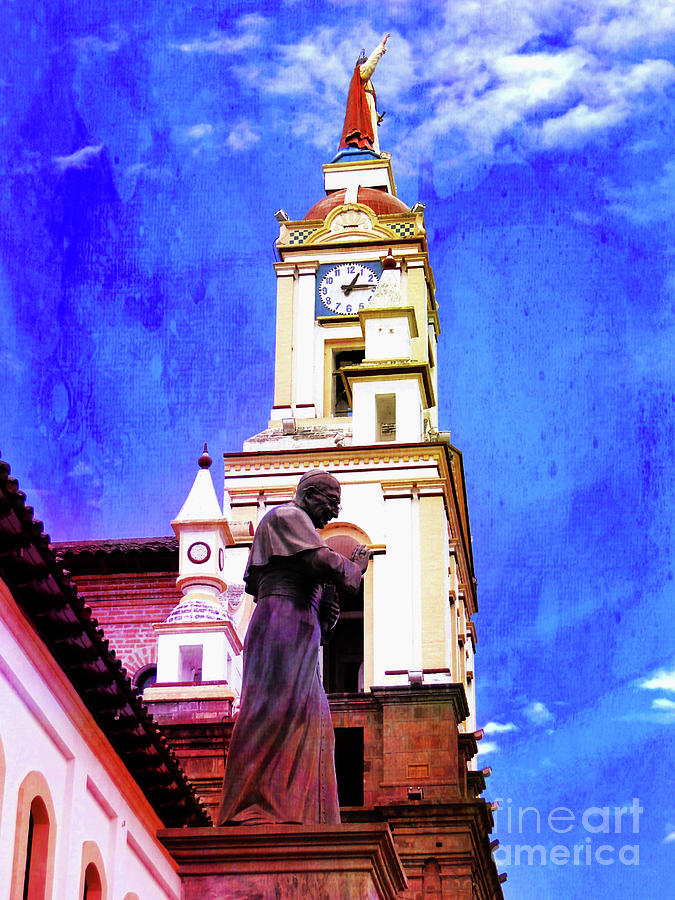 Cathedral In Cotacachi, Ecuador Photograph by Al Bourassa