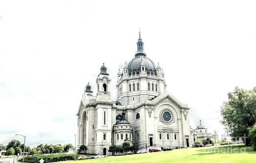 Cathedral in St. Paul Minnesota Photograph by Curtis Tilleraas