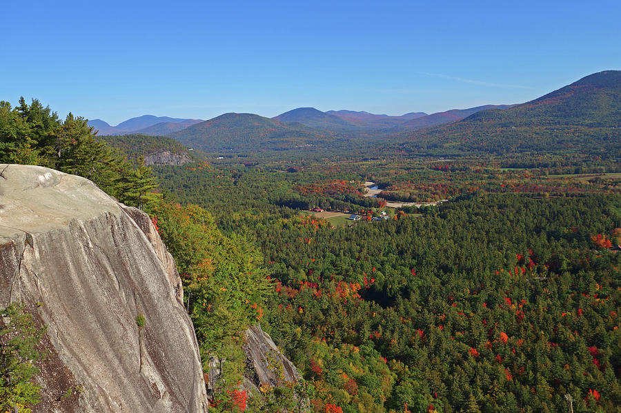 Cathedral Ledge Autumn Conway NH New Hampshire Ledge Photograph by Toby McGuire