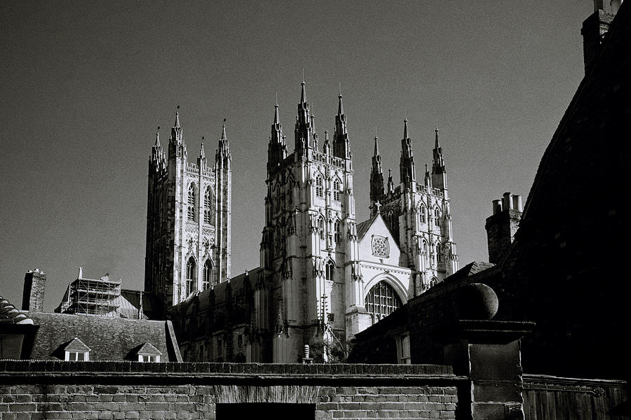 Cathedral Of Canterbury Photograph by Shaun Higson