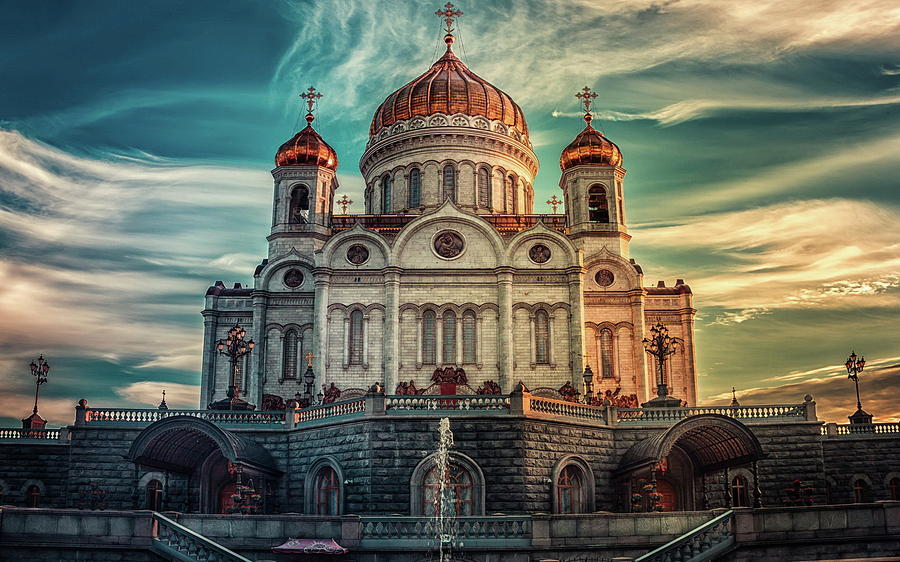 Architecture Photograph - Cathedral of Christ the Saviour by Jackie Russo