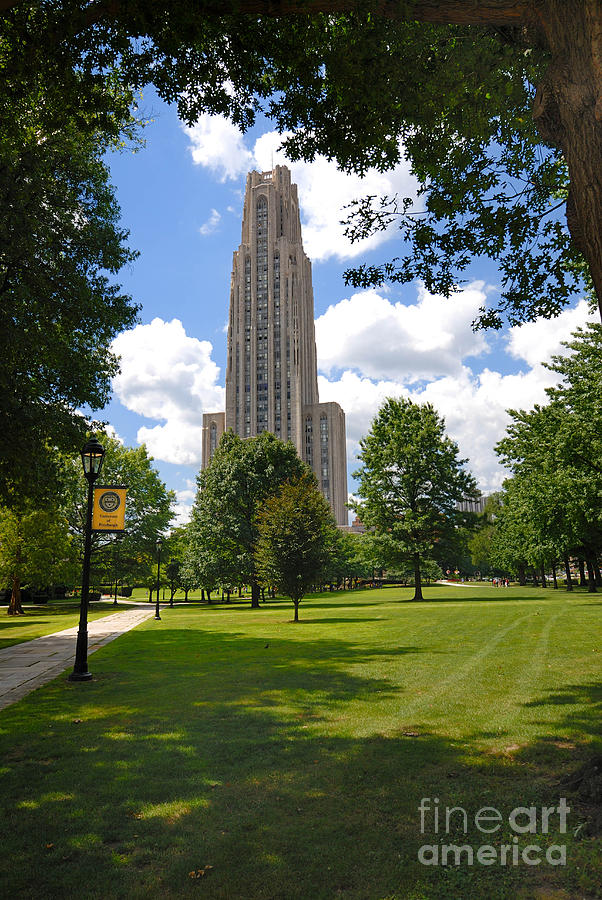 Architecture Photograph - Cathedral of Learning University of Pittsburgh by Amy Cicconi