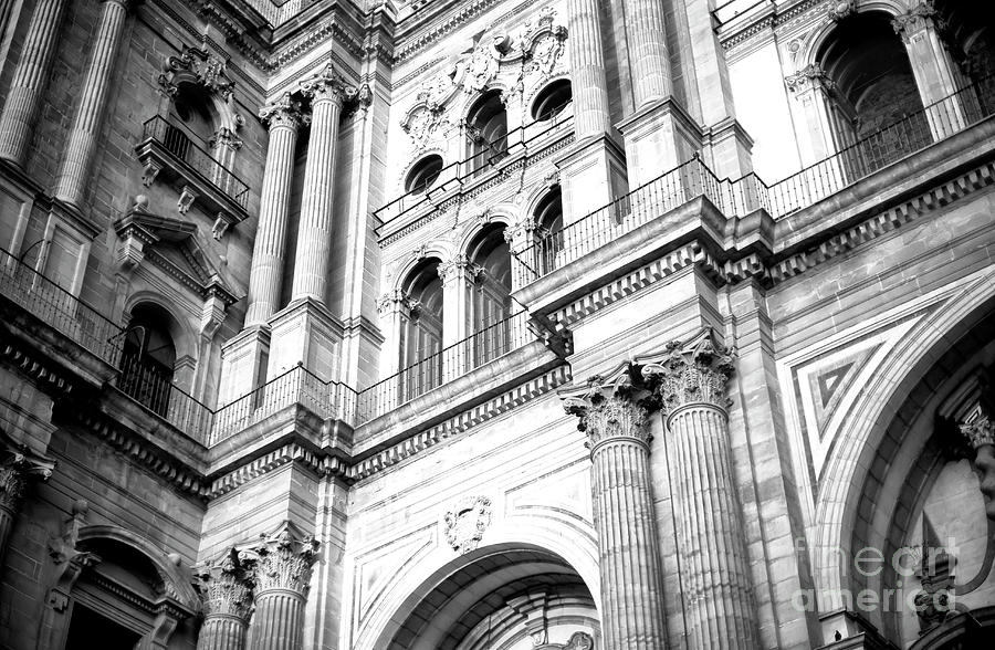 Cathedral of Malaga Angles Photograph by John Rizzuto