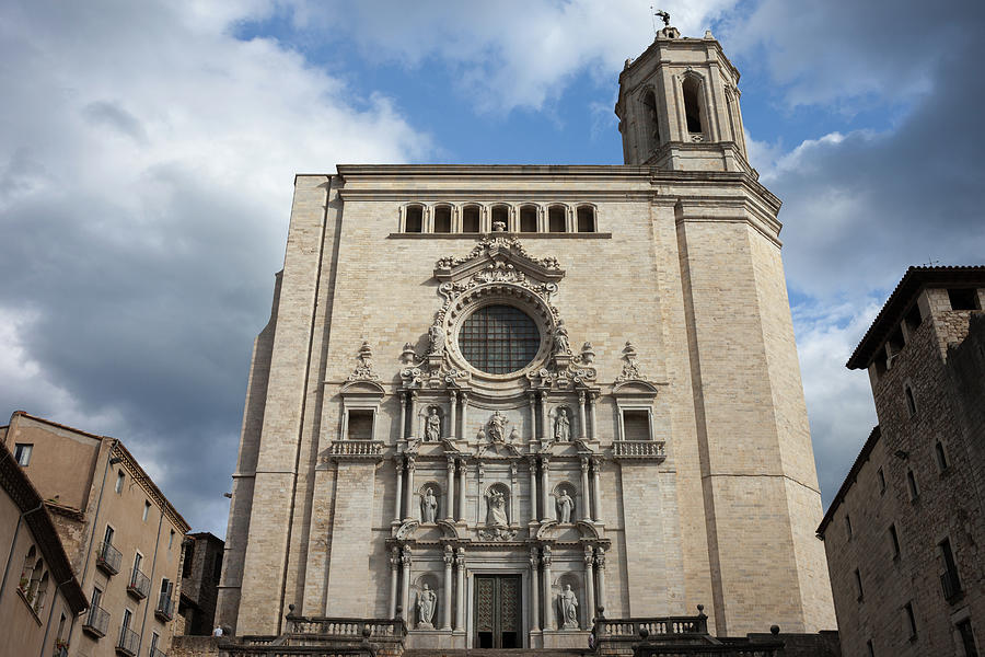 Romanesque Photograph - Cathedral of Saint Mary of Girona by Artur Bogacki