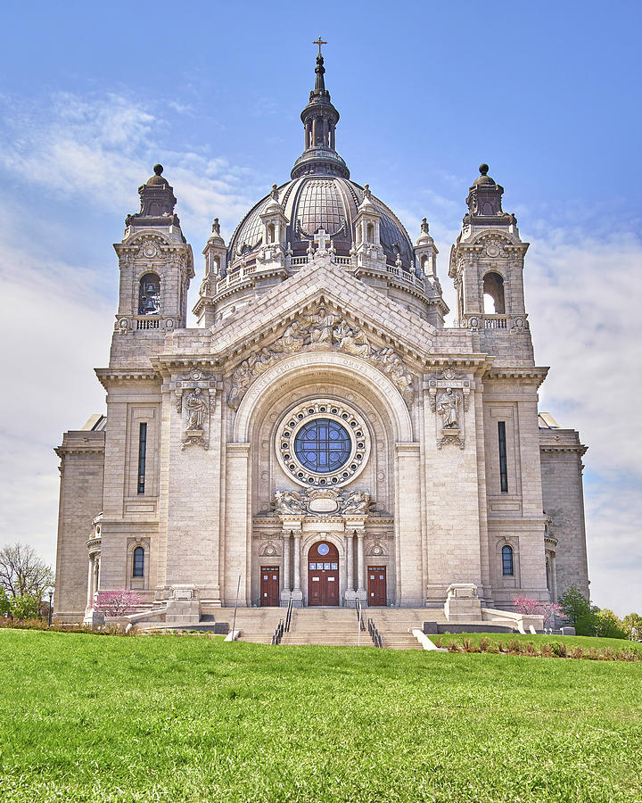 Cathedral of Saint Paul, in St. Paul Minnestoa Photograph by Jim Hughes
