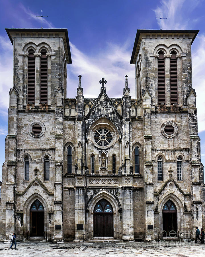 Cathedral of San Fernando Photograph by David Meznarich