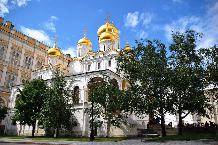 Annunciation Cathedral - Kremlin Photograph by Jacqueline M Lewis