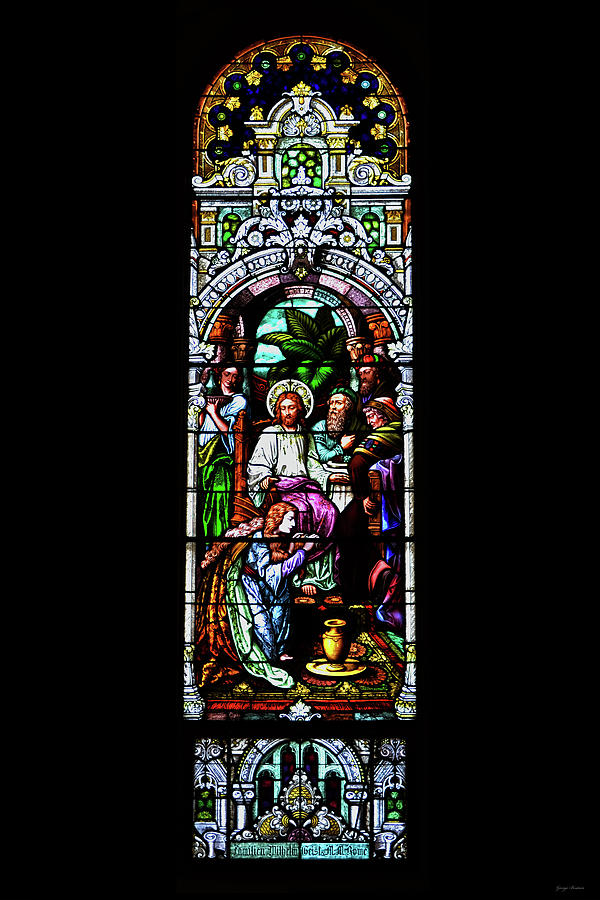 Cathedral of the Plains - Stained Glass Window 007 Photograph by George Bostian