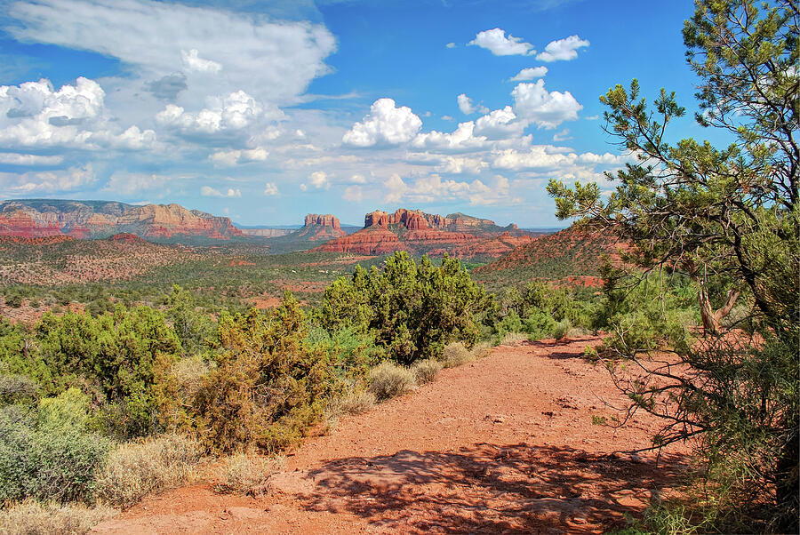 Cathedral Point Desert Landscape - Sedona Arizona Photograph by Gregory ...