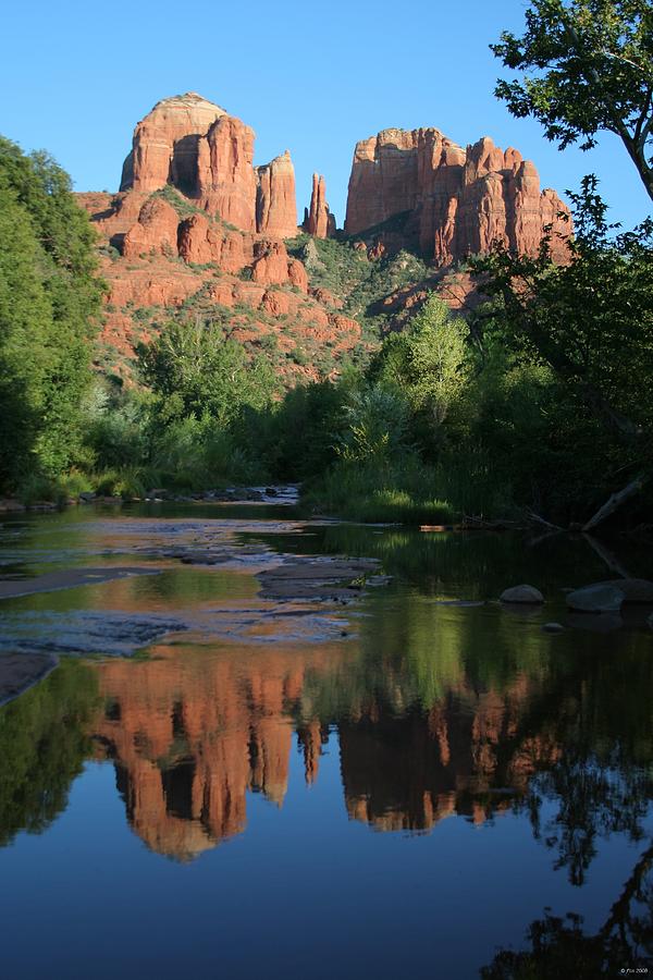Cathedral Rock Photograph - Cathedral Reflections by Jimmy Fox