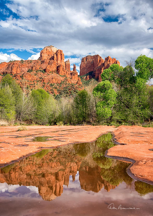 Cathedral Rock And Reflection 3238 Photograph
