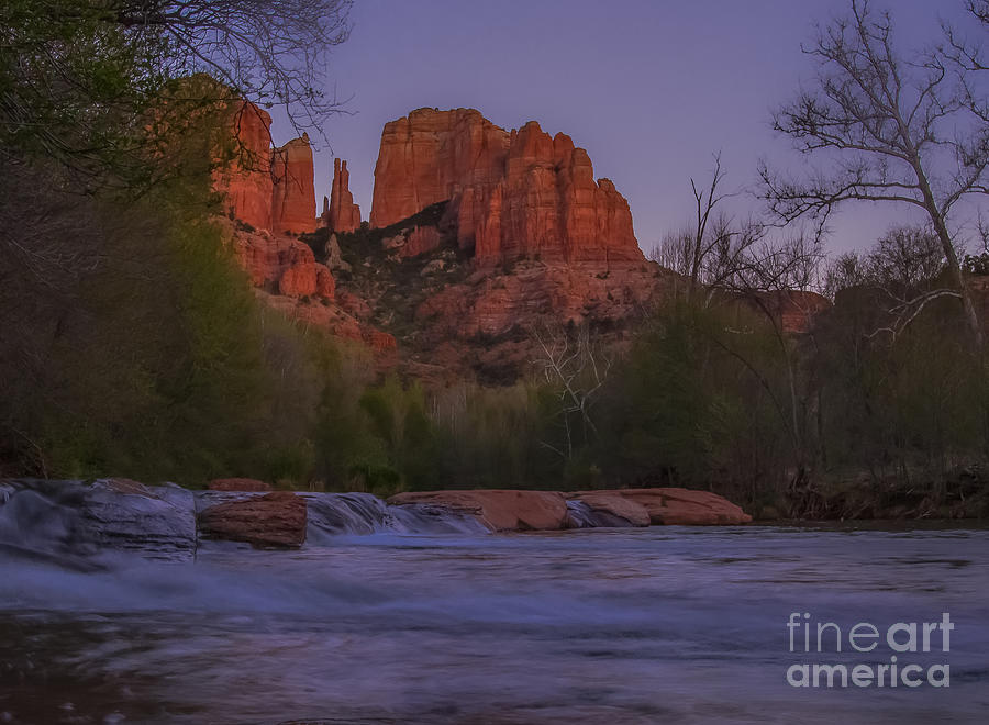 Cathedral Rock at Dusk Photograph by Amy Sorvillo