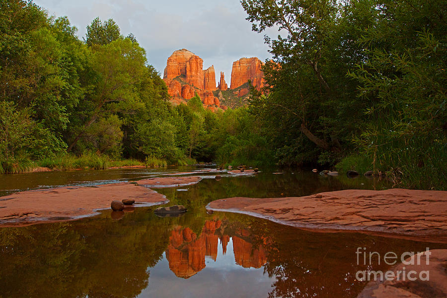 Cathedral Rock at Sunset  Photograph by Ruth Jolly