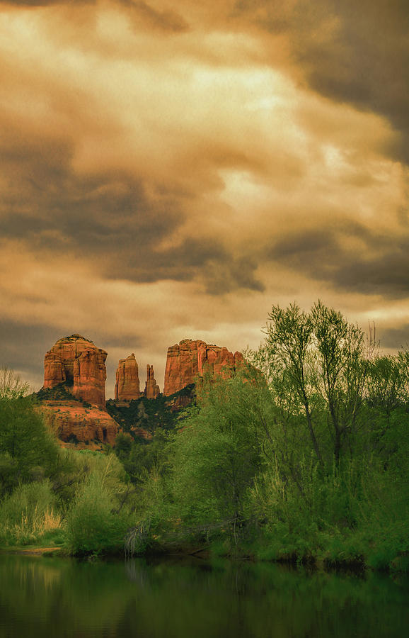 Cathedral Rock Photograph by Don Schwartz