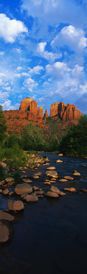 Cathedral Rock Oak Creek Red Rock Photograph By Panoramic Images Fine Art America 0397