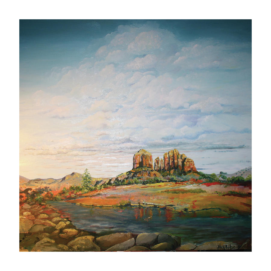 Cathedral Rock- Sedona Painting by Alexandra Kube - Fine Art America