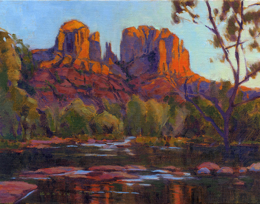 Cathedral Rock, Sedona Painting by Konnie Kim