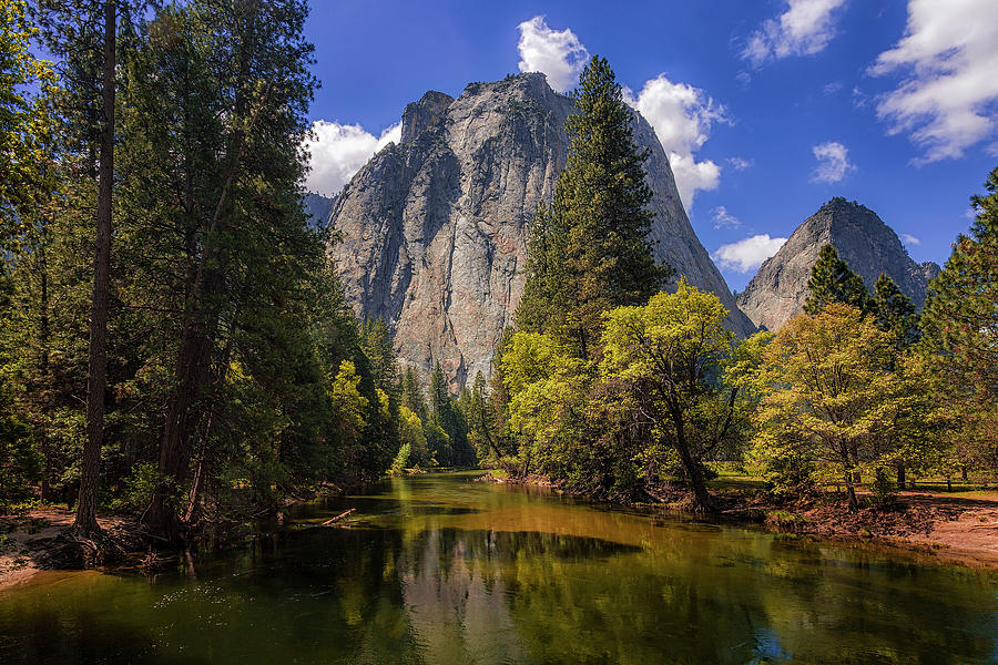 Cathedral Rocks Yosemite Photograph by Andrew Soundarajan