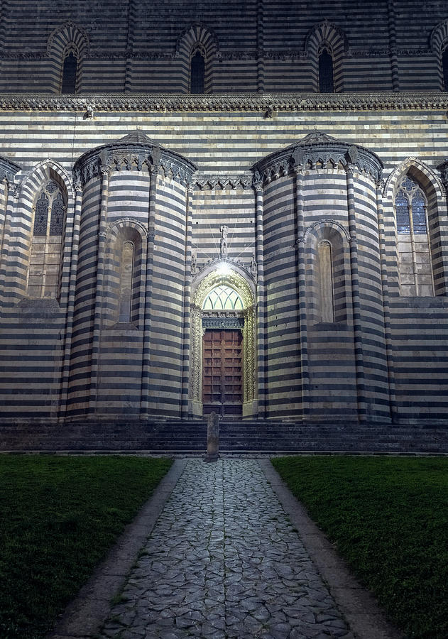 Cathedral Side Door Orvieto Italy Photograph