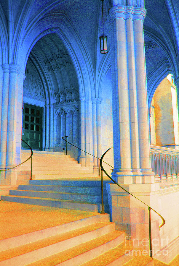 Washington Photograph - Cathedral Steps by Jost Houk Washington Photograph - Cathedral Steps by Jost Houk